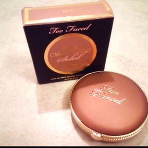 New Too Faced Milk Chocolate Soleil Long-Wear Matte Bronzer  Net Wt. 8g/0.28 Oz.